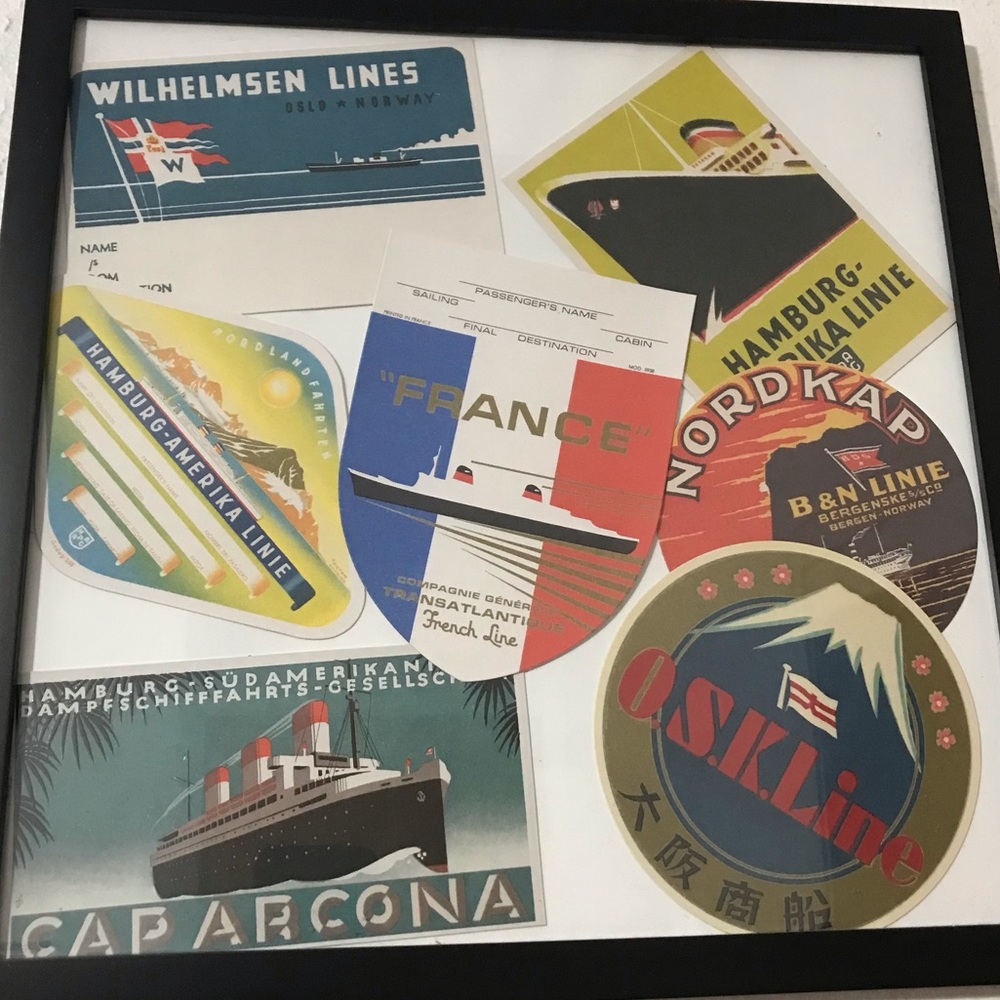 LOUIS VUITTON Ocean Liner Labels - Picture 7 of 9